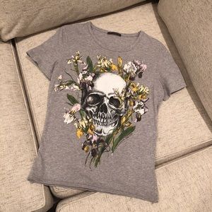 Alexander McQueen - skull print T-shirt